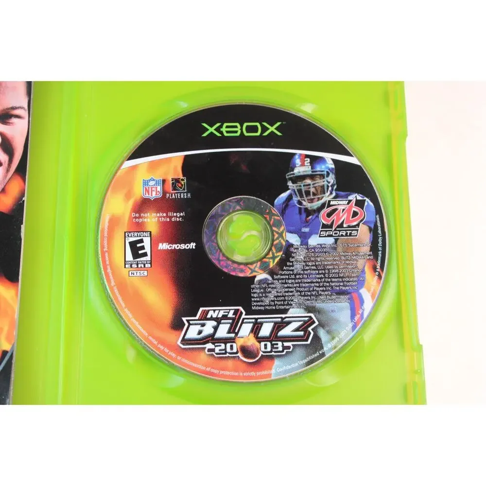 NFL Blitz 2003 (Microsoft, 2002) Authentic, Complete, tested/works great